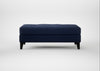 Mistral Footstool Melton Wool New Navy / Black