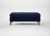 Mistral Footstool Melton Wool New Navy / Natural
