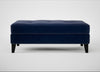 Mistral Footstool Smart Luxe Velvet Midnight / Black