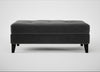 Mistral Footstool Smart Luxe Velvet Nickel / Black