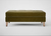 Mistral Footstool Smart Luxe Velvet Peridot / Natural