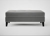 Mistral Footstool Smart Velvet Mercury / Black