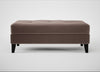 Mistral Footstool Smart Velvet Mouse / Black