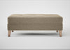 Mistral Footstool Boucle Velvet Rocky / Natural