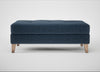 Mistral Footstool Boucle Velvet Space / Natural