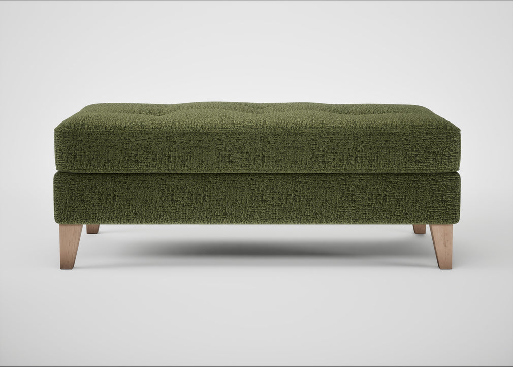Mistral Footstool Boucle Velvet Wilder / Natural