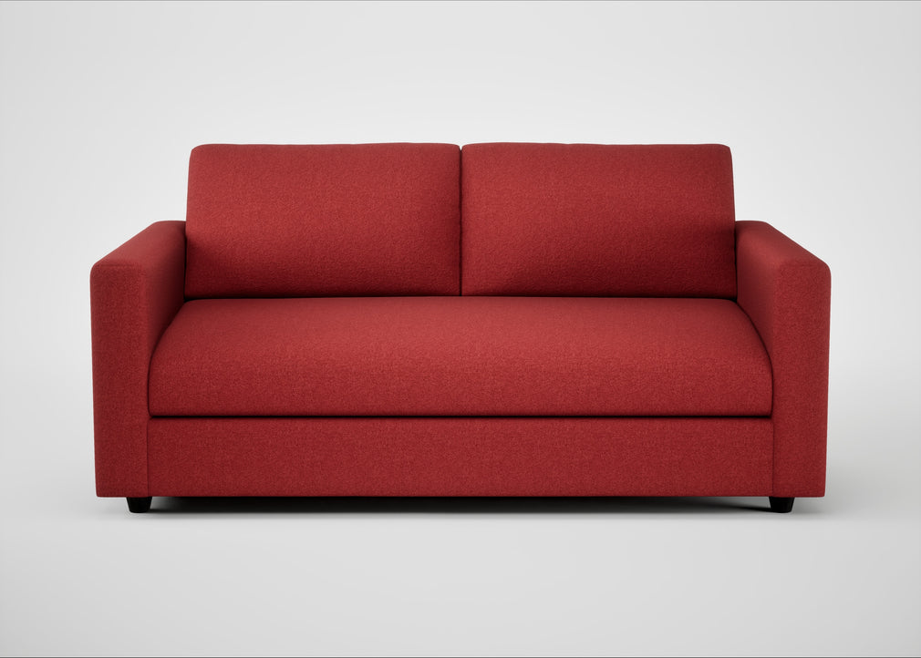Nimbus II 3 Seater Sofa Melton Wool Red Oxide