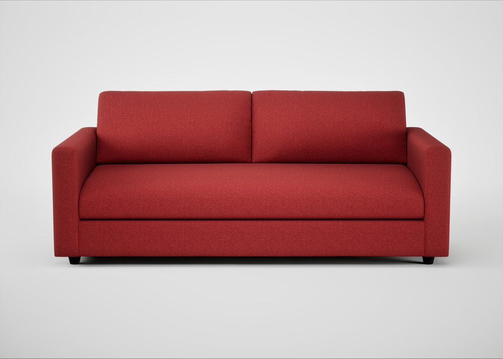 Nimbus II 4 Seater Sofa Melton Wool Red Oxide
