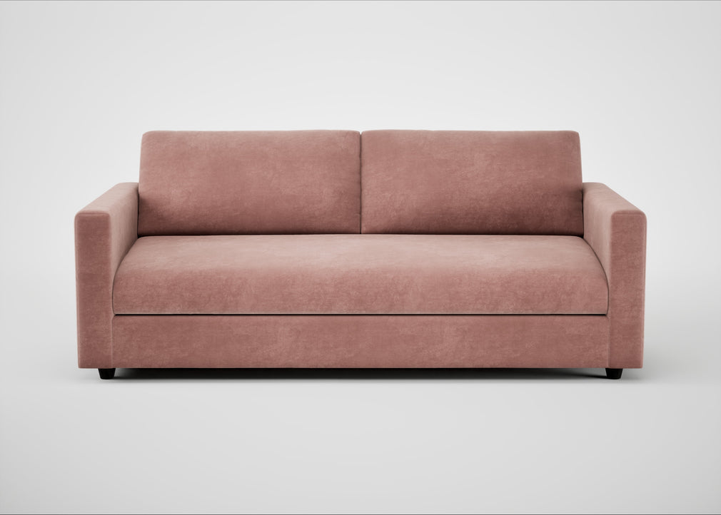 Nimbus II 4 Seater Sofa Smart Luxe Velvet Dusky Pink