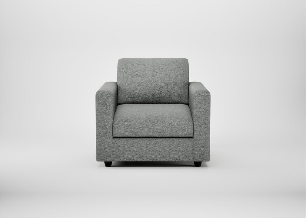 Nimbus II Armchair Boucle Steel