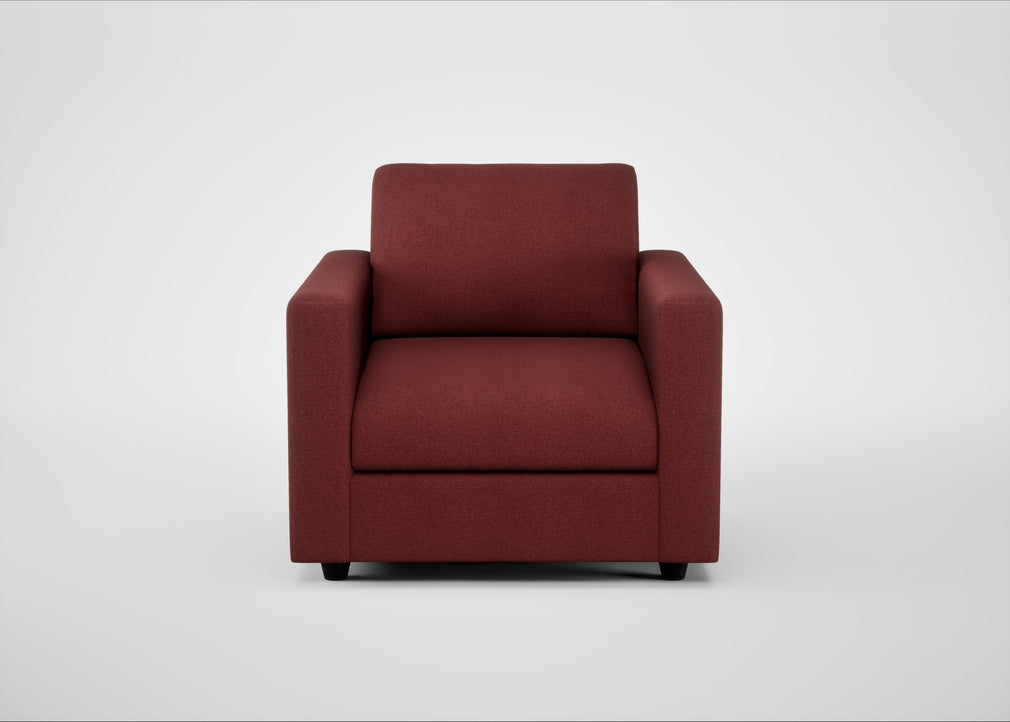 Nimbus II Armchair Capelo Linen-Cotton Etruscan Red
