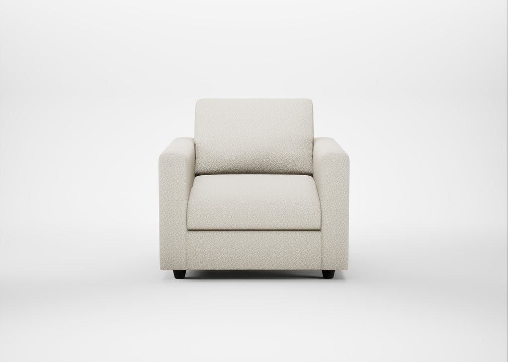 Nimbus II Armchair Chunky Boucle Ecru