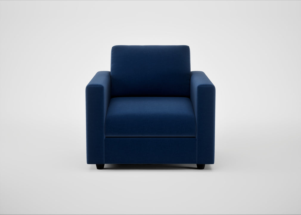 Nimbus II Armchair Cotton Velvet Midnight