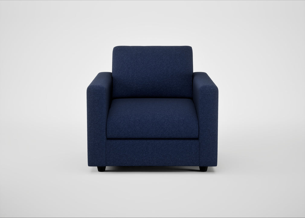 Nimbus II Armchair Melton Wool New Navy