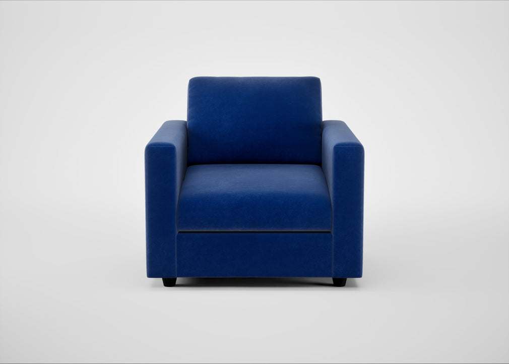 Nimbus II Armchair Smart Luxe Velvet Azure