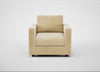 Nimbus II Armchair Smart Luxe Velvet Biscuit
