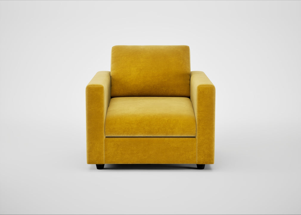 Nimbus II Armchair Smart Luxe Velvet Canary