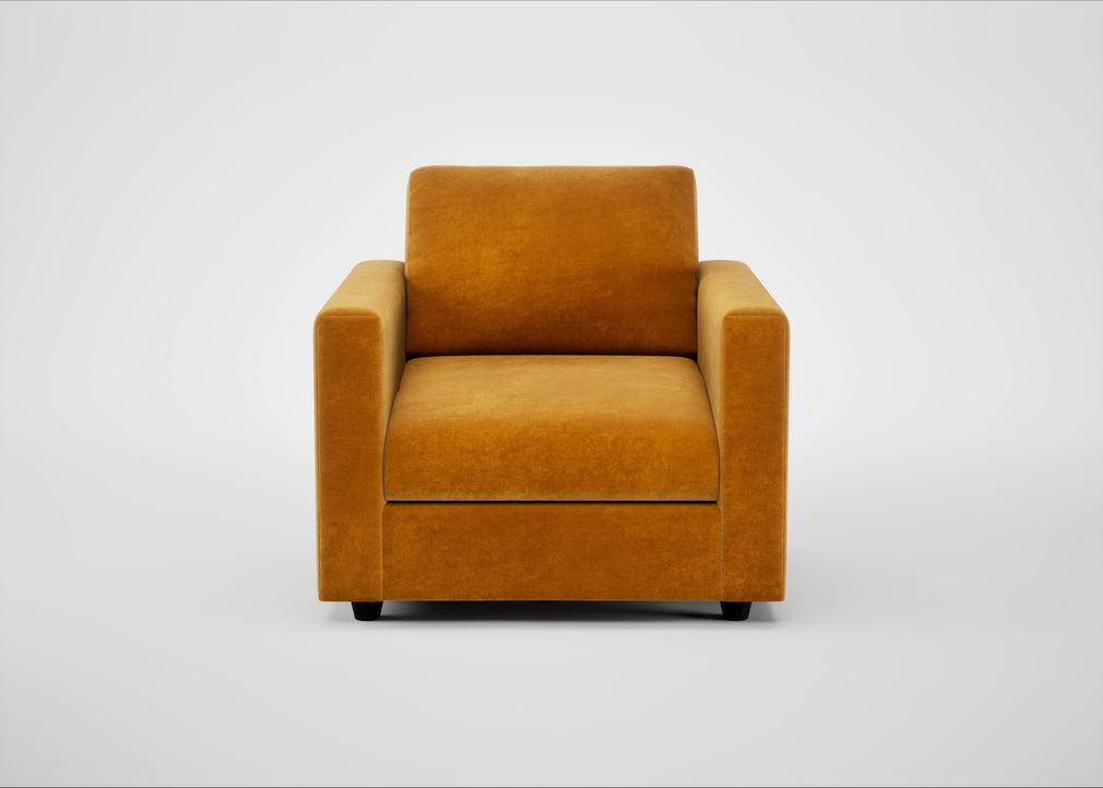 Nimbus II Armchair Smart Luxe Velvet Cognac