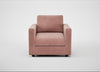 Nimbus II Armchair Smart Luxe Velvet Dusky Pink
