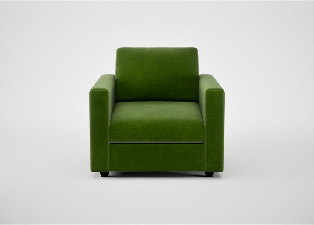 Nimbus II Armchair Smart Luxe Velvet Grass