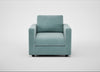 Nimbus II Armchair Smart Luxe Velvet Mineral Blue