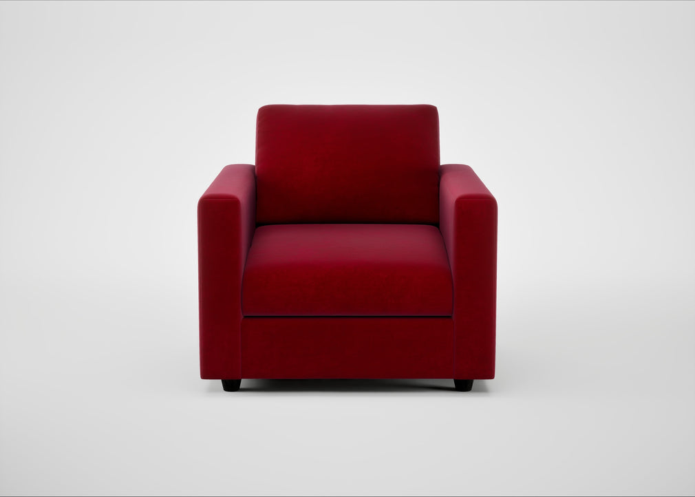 Nimbus II Armchair Smart Luxe Velvet Mulberry
