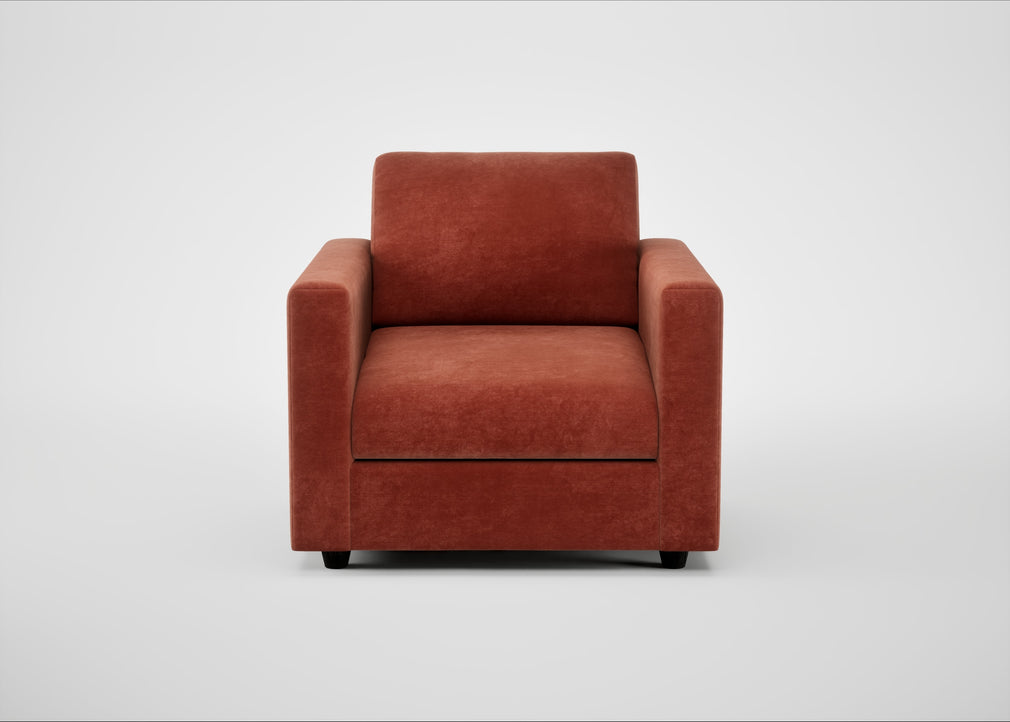 Nimbus II Armchair Smart Luxe Velvet Tawny