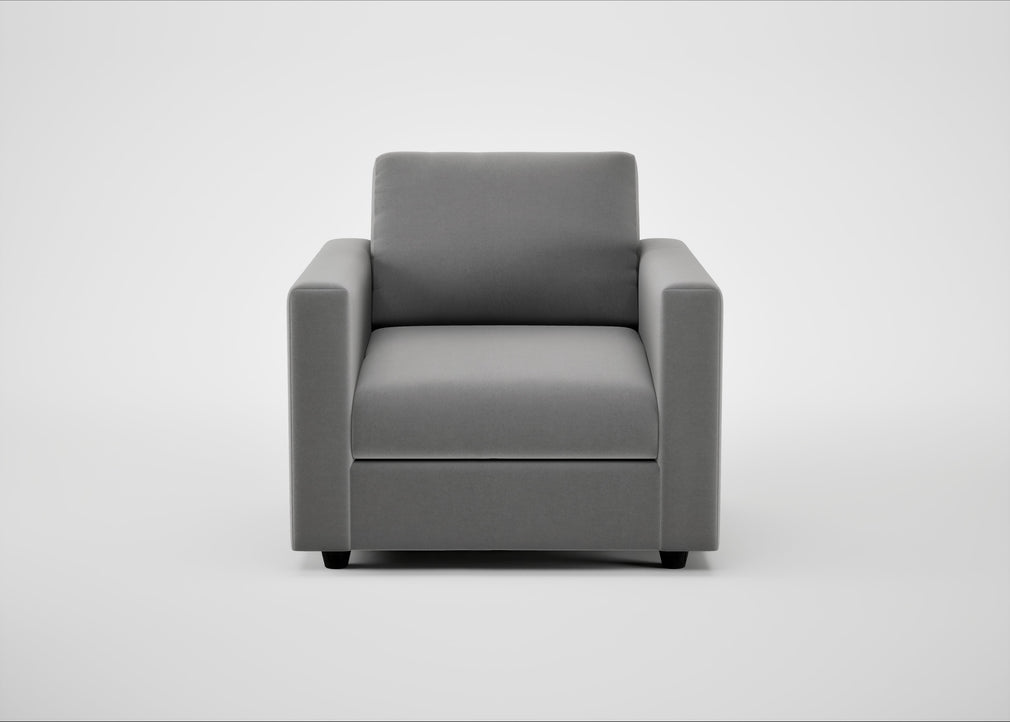 Nimbus II Armchair Smart Velvet Mercury
