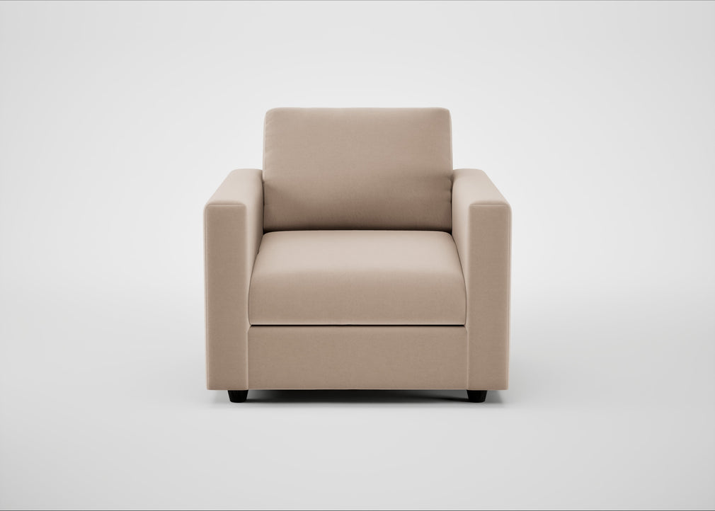 Nimbus II Armchair Smart Velvet Pebble