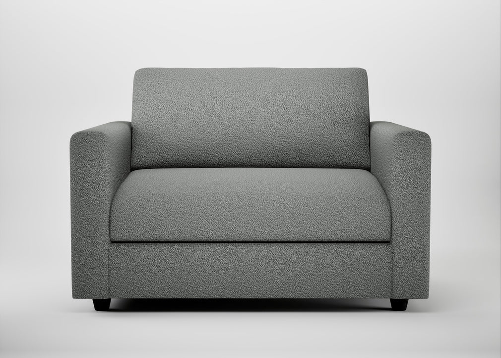 Nimbus II Loveseat Boucle Steel