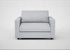 Nimbus II Loveseat Broad Weave Tin