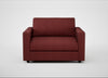 Nimbus II Loveseat Capelo Linen-Cotton Etruscan Red