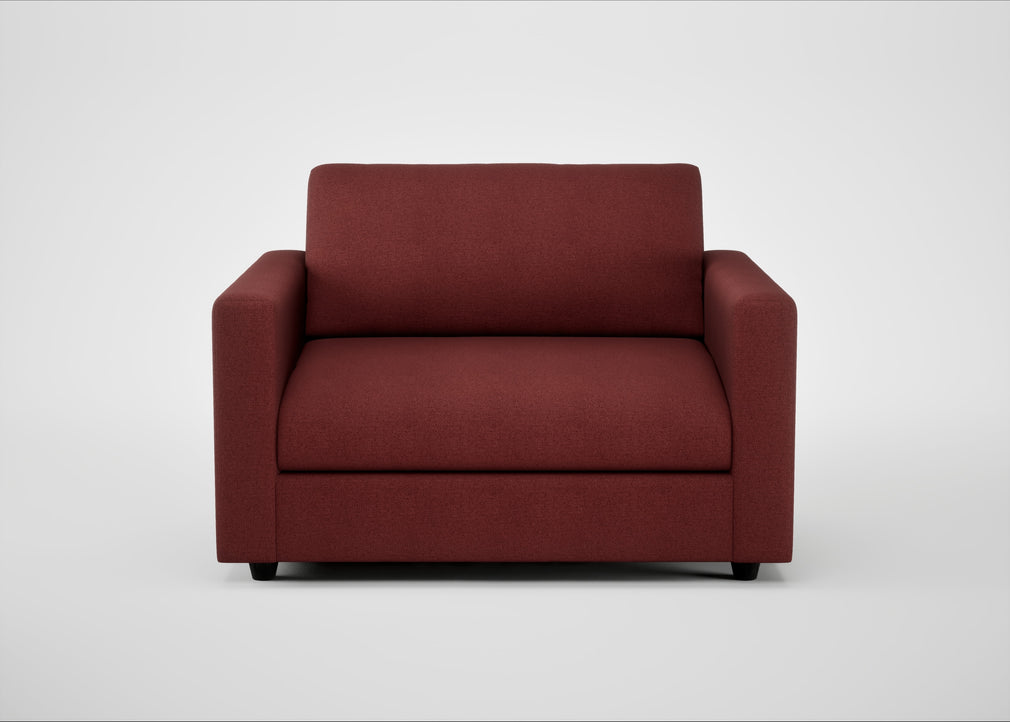 Nimbus II Loveseat Capelo Linen-Cotton Etruscan Red