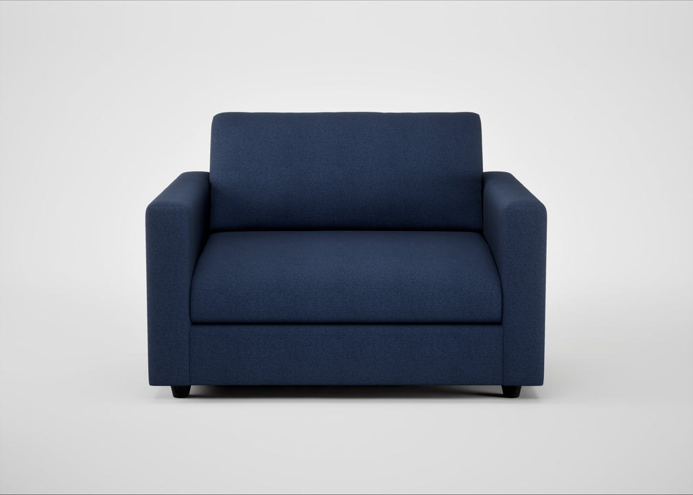 Nimbus II Loveseat Capelo Linen-Cotton Inkspot
