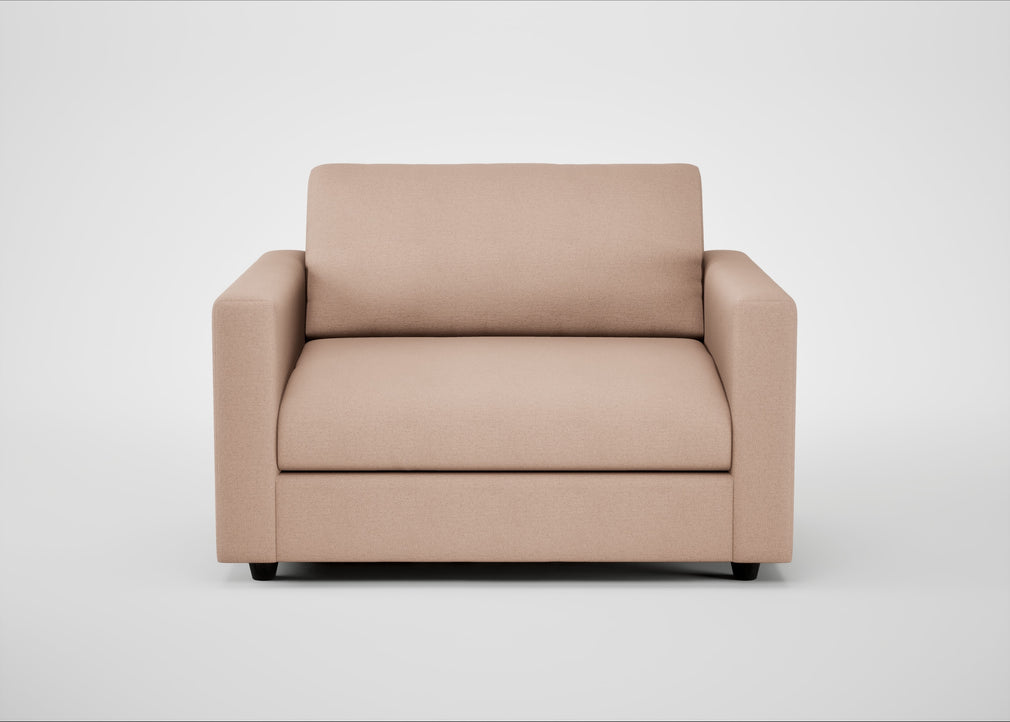 Nimbus II Loveseat Capelo Linen-Cotton Rosedale