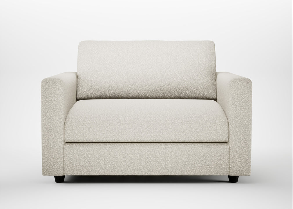 Nimbus II Loveseat Chunky Boucle Ecru