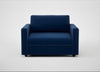 Nimbus II Loveseat Cotton Velvet Midnight