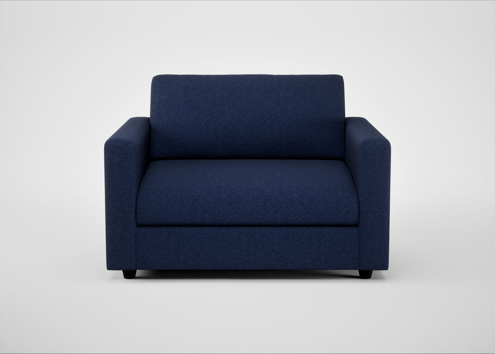 Nimbus II Loveseat Melton Wool New Navy