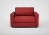 Nimbus II Loveseat Melton Wool Red Oxide