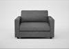 Nimbus II Loveseat Melton Wool Shale