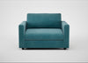 Nimbus II Loveseat Smart Luxe Velvet Airforce Blue