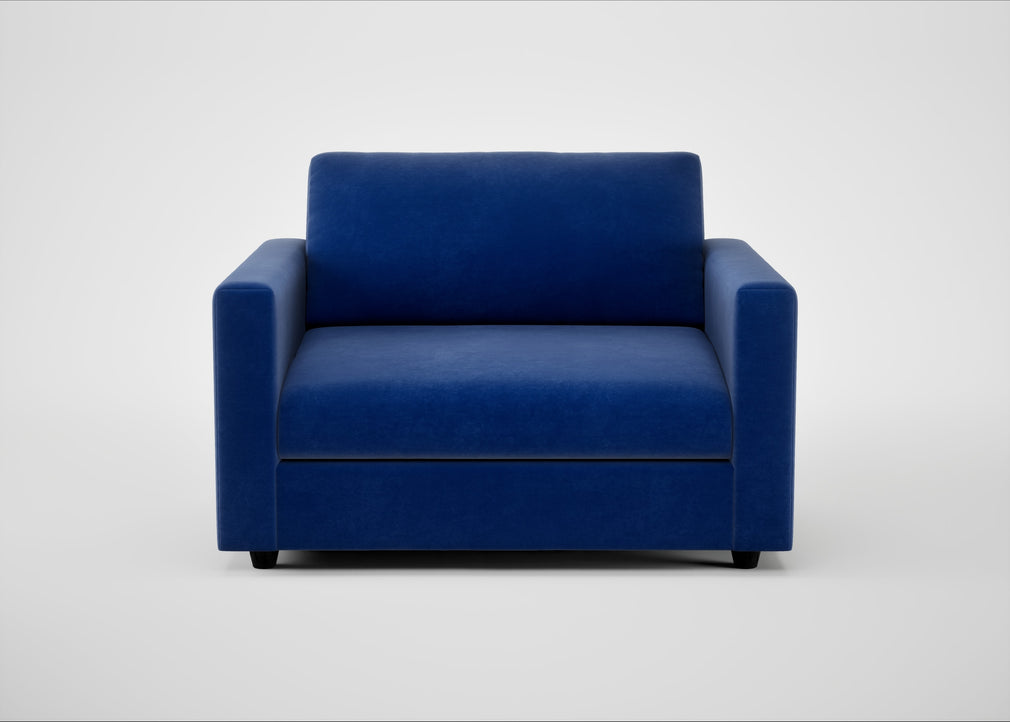 Nimbus II Loveseat Smart Luxe Velvet Azure