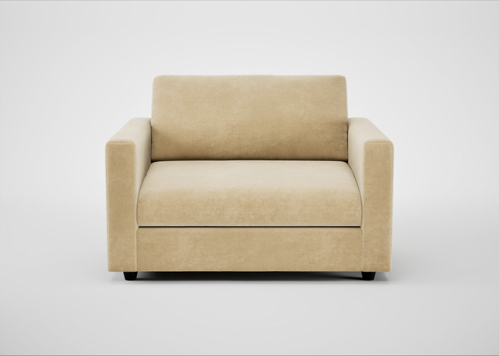 Nimbus II Loveseat Smart Luxe Velvet Biscuit