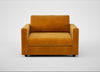 Nimbus II Loveseat Smart Luxe Velvet Cognac