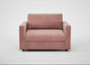 Nimbus II Loveseat Smart Luxe Velvet Dusky Pink