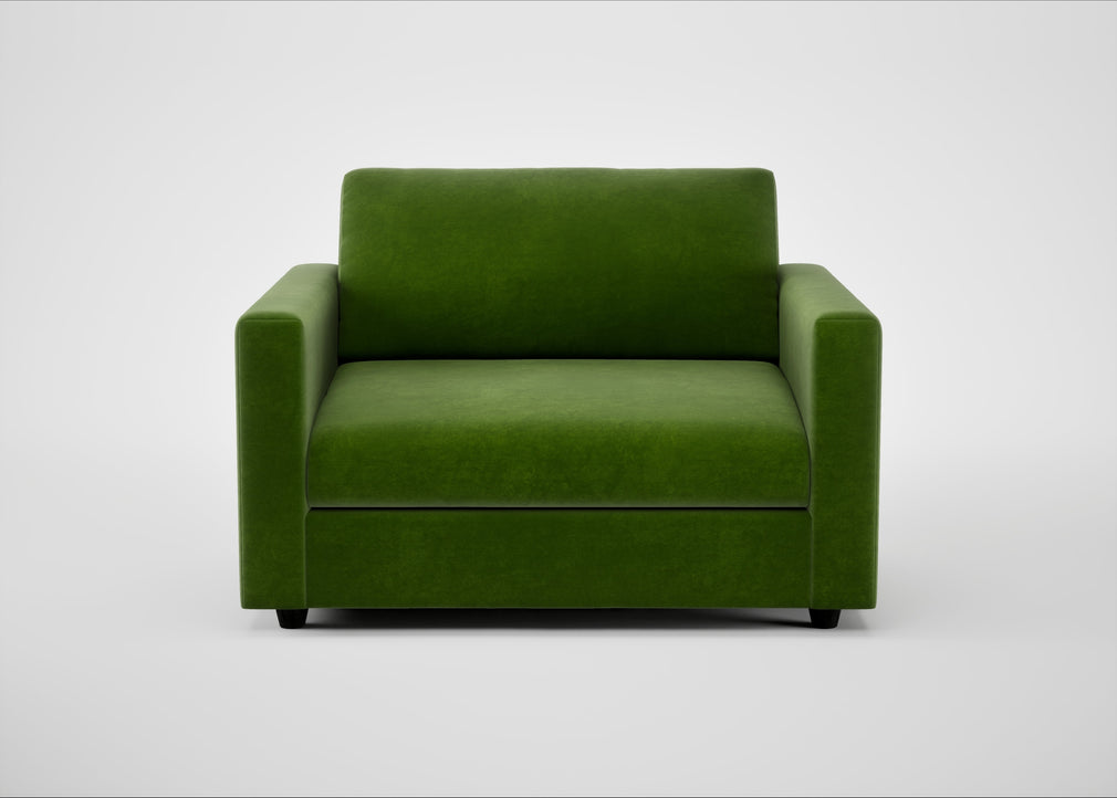 Nimbus II Loveseat Smart Luxe Velvet Grass