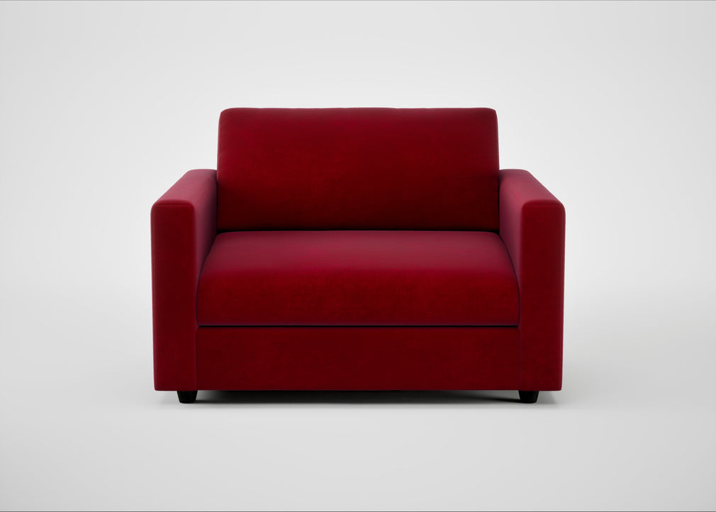 Nimbus II Loveseat Smart Luxe Velvet Mulberry