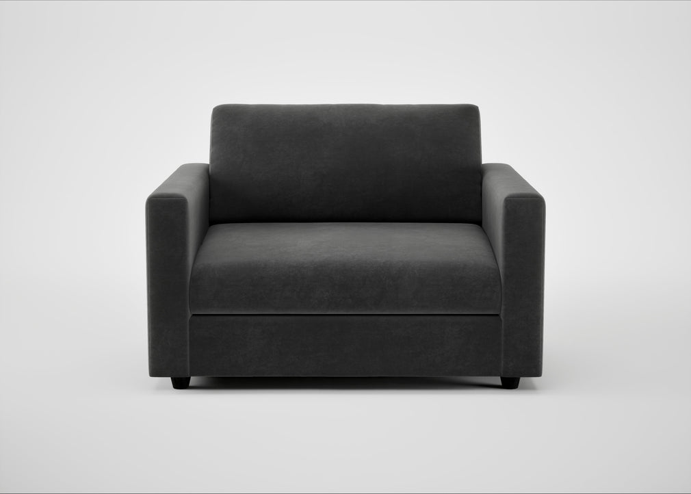 Nimbus II Loveseat Smart Luxe Velvet Nickel