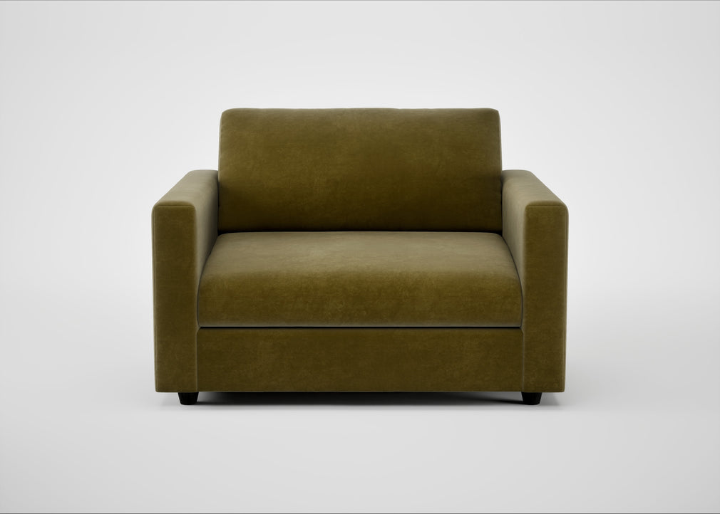 Nimbus II Loveseat Smart Luxe Velvet Peridot