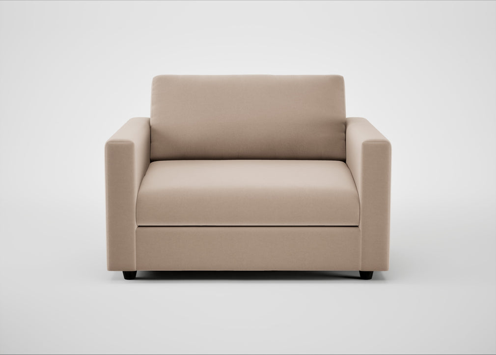 Nimbus II Loveseat Smart Velvet Pebble